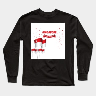 Singapore national day Long Sleeve T-Shirt